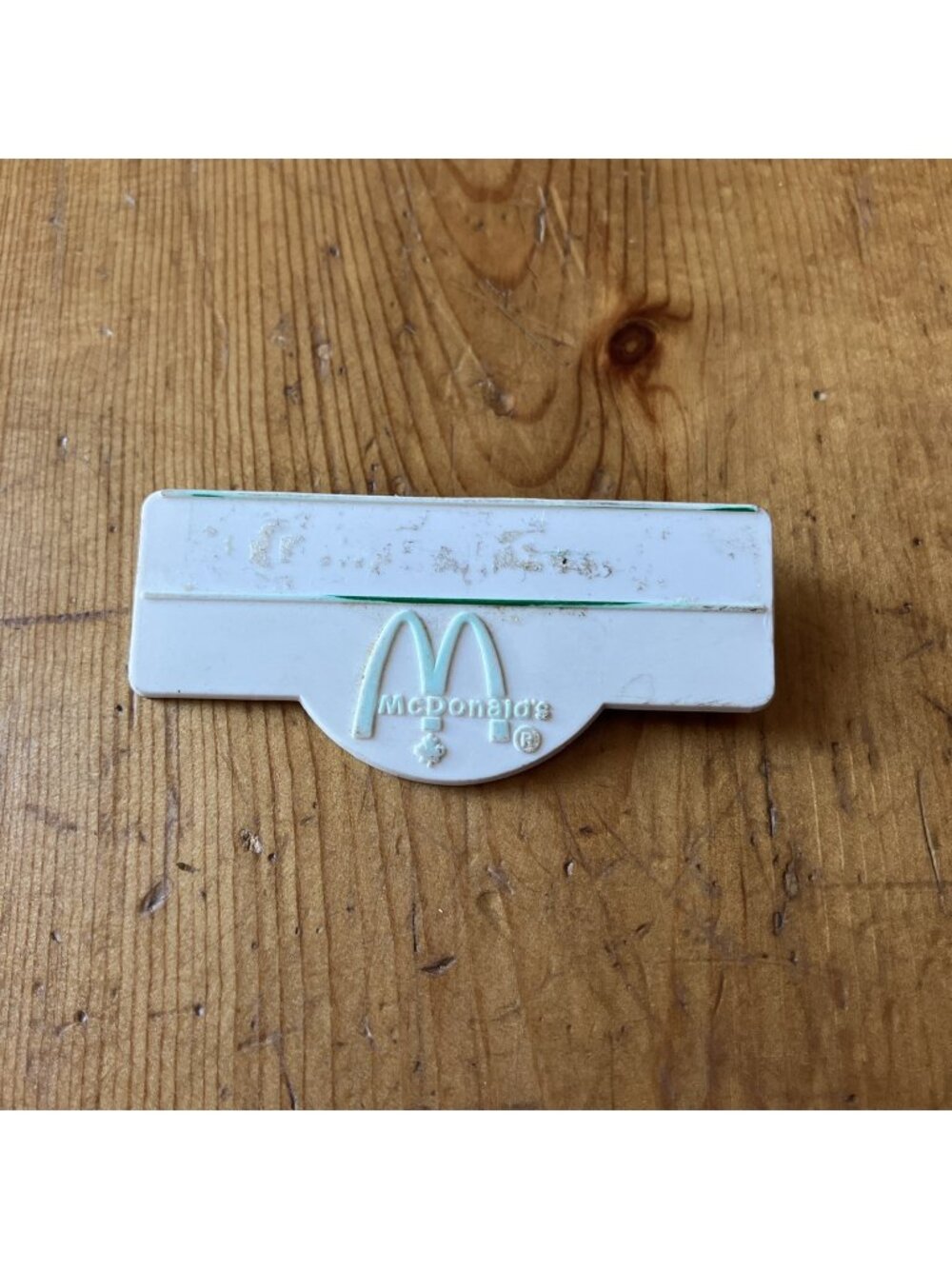 VINTAGE McDonald's Employee Name Tag/Badge - Faded